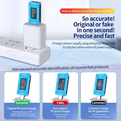 تستر شارژر آیفون JC PD Charger