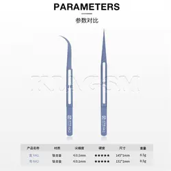 پنس سرکج و سرصاف تیتانیوم برند AMAOE مدل NK