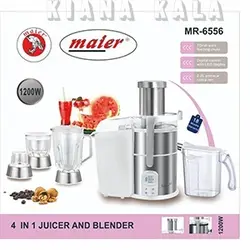 آبمیوه گیری 4 کاره مایر مدل MR-6556