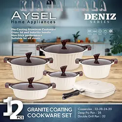 سرویس پخت و پز 12 پارچه آیسل مدل دنیز