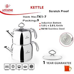 کتری قوری لایف اسمایل مدل TK 1-7
