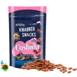 تشویقی کرانچی گربه کوشیدا طعم ماهی Coshida mit Lachs وزن 70 گرم