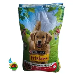 غذای خشک سگ فریسکیز با طعم گوشت گاو Purina friskies active beef وزن 10 کیلوگرم ( اپن باکس )