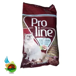 غذای خشک گربه بالغ پرولاین با طعم ماهی Proline adult cat food fish وزن 1/5 کیلوگرم ( اپن باکس )