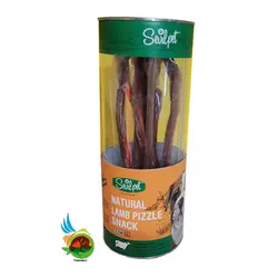 تشویقی سگ نرینگی بره سویل پت Natural Lamb Pizzle Snack وزن 100 گرم