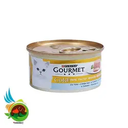 کنسرو گربه گورمت با طعم ماهی تن مدل Gourmet Ton وزن 85 گرم
