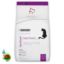 غذای خشک گربه عقیم سلبن وزن ۲٫۵ کیلوگرمی