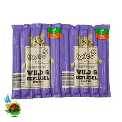 تشویقی مدادی گربه کچت با طعم گوشت شکاری و مرغ Cachet wild & geflugel وزن 50 گرم