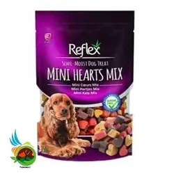 تشویقی سگ رفلکس مدل Reflex Mini Heart Mix وزن 150 گرم