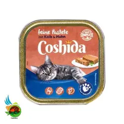 ووم کوشیدا با طعم گوساله و مرغ Coshida Pastete Kalb Und Huhn وزن 100 گرم