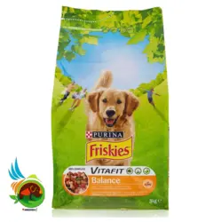 غذای بالانس سگ فریسکیز مدل Friskies Vitafit Balance وزن 3 کیلوگرم  تاریخ انقضاء 2022-04-30
