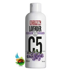 شامپو روزانه مخصوص گربه مناسب انواع مو با عصاره لاوندر (مدل C5) رد اسپرینگ C5 universal shampoo lavender حجم 250 میلی لیتر