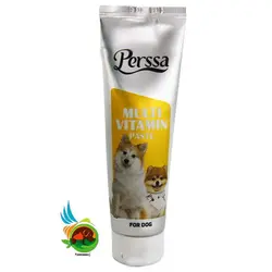 خمیر مولتی ویتامین پرسا مخصوص سگ  Perssa multi vitamin paste for dog  وزن 100 گرم