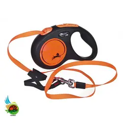 قلاده 5 متری فلکسی Flexi مدل Flexi new neon مخصوص سگ های Medium تا وزن 25 کیلوگرم ساخت کشور آلمان