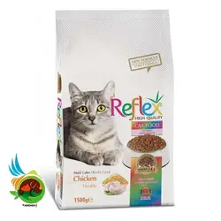 غذای رفلکس مولتی کالر گربه با طعم مرغ مدل Multi Color Adult Cat Chicken وزن 3 کیلو گرم