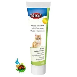 خمیر مولتی ویتامین گربه تریکسی مدل Trixie multi-vitamin vital کد 4219 وزن 100 گرم ( تاریخ انقضاء 2022-07-30 )