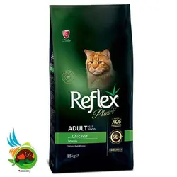 غذای گربه رفلکس پلاس با طعم مرغ مدل Reflex Plus Adult Chicken وزن 15 کیلوگرم