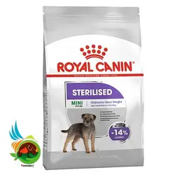 غذای سگ عقیم رویال کنین مخصوص نژاد کوچک Mini Sterilised ROYAL CANIN وزن 3 کیلوگرم