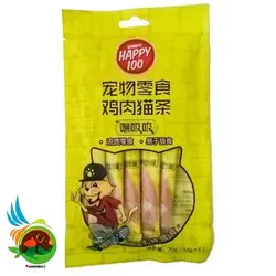 بستنی گربه ونپی با طعم مرغ مدلChicken Wanpy بسته 5 عددی