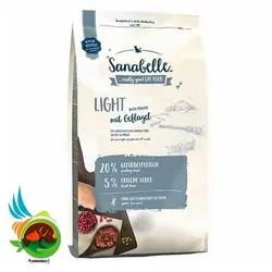 غذای گربه سانابل مدل Light with Poultry وزن 400 گرم