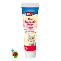 خمیر مالت گربه تریکسی مدل Trixie duo smoothie paste کد 42182 وزن 100 گرم