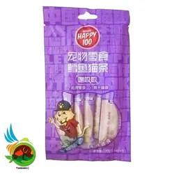 بستنی گربه ونپی با طعم ماهی مدلWanpy Fish وزن 70 گرم