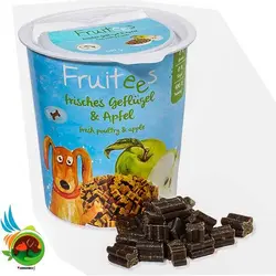 تشویقی سگ فروتیز بوش با طعم مرغ و سیب Bosch fruitees with fresh poultry & apple وزن 200 گرم