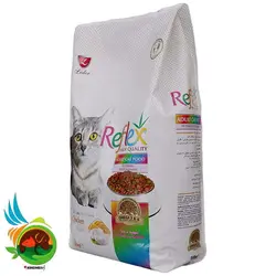 غذای رفلکس مولتی کالر گربه با طعم مرغ  Multi Color Adult Cat Chicken وزن 15 کیلو گرم