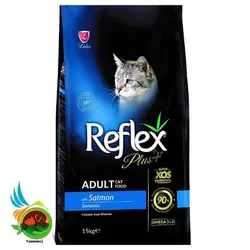 غذای گربه بالغ رفلکس پلاس با طعم سالمون مدل Reflex Plus Salmon وزن 15 کیلوگرم