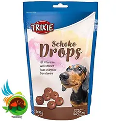 تشویقی سگ تریکسی مدل Trixie Schoko Drops وزن 200 گرم
