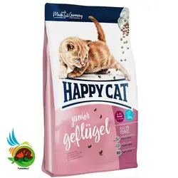 غذای خشک بچه گربه هپی کت گوشت مرغ وزن 1/4 کیلوگرم