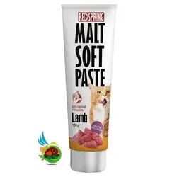 خمیر مالت رد اسپرینگ ضد گلوله مویی با طعم بره Malt soft paste lamb وزن 100 گرم