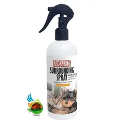 اسپری ضد عفونی کننده محیط رد اسپرینگ Surrounding spray peach & lemon با رایحه هلو و لیمو حجم 500 میلی لیتر