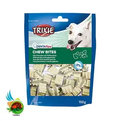 تشویقی سگ تریکسی با طعم جعفری و نعناع مدل Trixie chew bites کد 31501 وزن 150 گرم