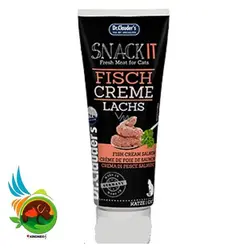 اسنک خمیری ماهی گربه دکتر کلودرز وزن 75 گرم