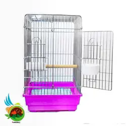 قفس 1033 آبکاری با کفه صورتی