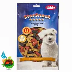 تشویقی استاراسنک نوبی mini bone mix وزن 200 گرم