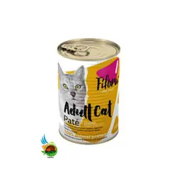 کنسرو مخصوص گربه بالغ فیفورا طعم پته مرغ مدل Fifora adult cat pate with Chicken وزن ۴۰۰ گرم