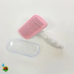 برس مخصوص سگ و گربه همراه با دکمه تخلیه مو مدل کلیک برند مورفی Morphy hair removing brush