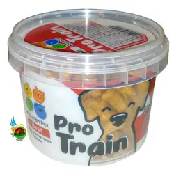 تشویقی سگ پرو ترین نوریش پت مدل استخوان با طعم گوشت Nourishpet pro train with beef وزن 140 گرم