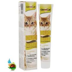 خمیر مولتی ویتامین گربه با طعم پنیر جیم کت GimCat Due Paste with Cheese وزن 50 گرم