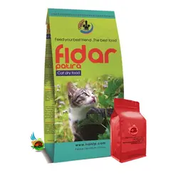 غذای خشک گربه بالغ فیدار Fidar patira cat dry food وزن 1 کیلوگرم ( بسته بندی ملودی مهربانی )