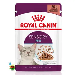 پوچ گربه سنسوری فیل رویال کنین Royal canin sensory feel وزن 85 گرم