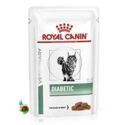 پوچ گربه دیابتیک رویال کنین Royal canin diabetic وزن 85 گرم