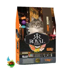 غذای خشک گربه بالغ رویال فید مدل Royal Feed Indoor وزن ۱.۵ کیلوگرم
