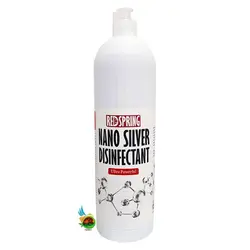 محلول ضد عفونی کننده ( بسیار غلیظ ) رد اسپرینگ بر پایه نانو نقره Redspring nano silver disinfectant ultra powerful حجم ۱۰۰۰ میلی لیتر