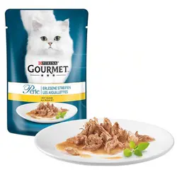 پوچ گربه گورمت پورینا با طعم مرغ Purina gourmet perle with Chicken وزن ۸۵ گرم