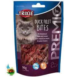 تشویقی گربه تریکسی طعم اردک مدل Trixie with Duck Breast وزن ۵۰ گرم