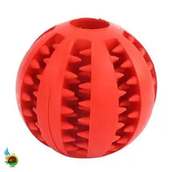 اسباب بازی سگ و گربه مدل توپ تشویقی شیار دار