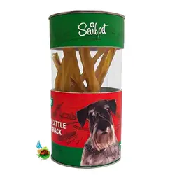 تشویقی طبیعی زردپی گاو سویل پت مخصوص سگ Swilpet natural cattle tendon snack وزن 100 گرم